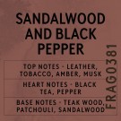 Sandalwood & Black Pepper 100 gram thumbnail