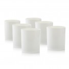 30 cl Blank Hvit glass til lysstøping thumbnail