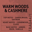 Warm Woods & Cashmere - 100 gram thumbnail