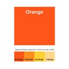 Oransje flytende lysfarge - 10ml thumbnail