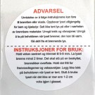 Advarsel klistremerker for beholderlys - 500stk  Ø: 38mm  thumbnail