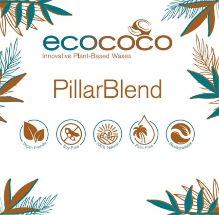 EcoCoco Pillar Blend 1 kg - Kokosnøttvoks