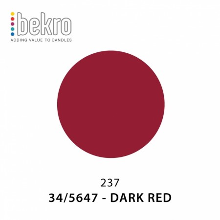 Fargepigment Mørk Rød 34/5647 til Lysstøping - 10 gram