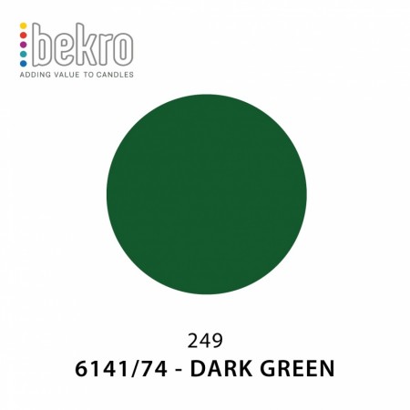 Fargepigment Mørk Grønn 6141/74 til Lysstøping - 10 gram