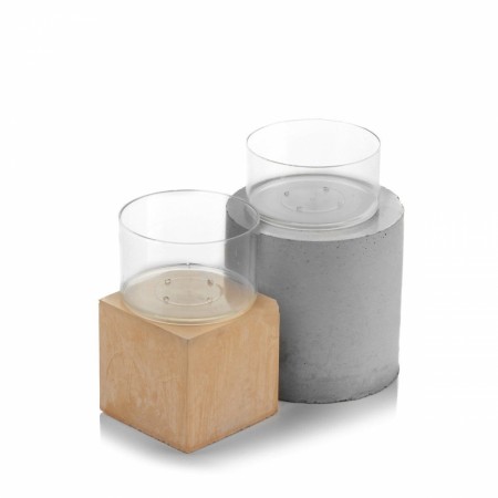 24 mm Telysholder i Klar Polykarbonat ( pakke med 50 stk)