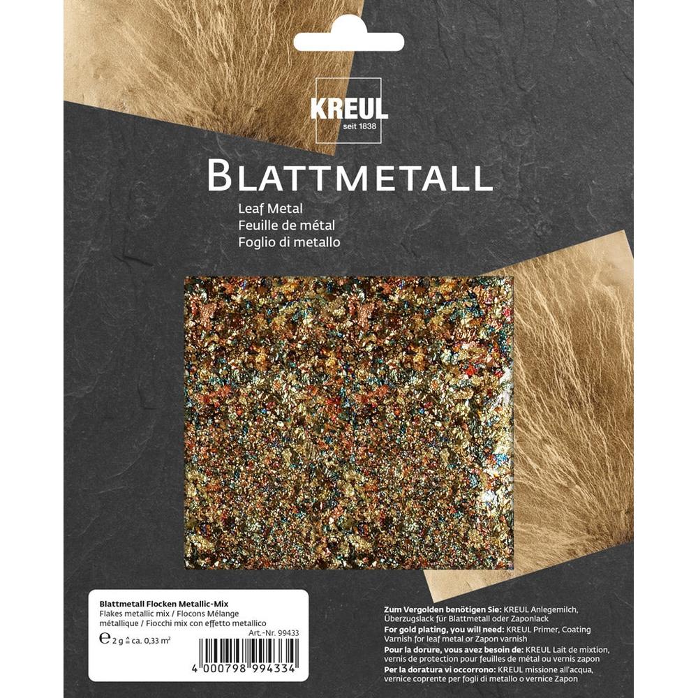 Bladmetallflak Metallisk Mix 2 gram