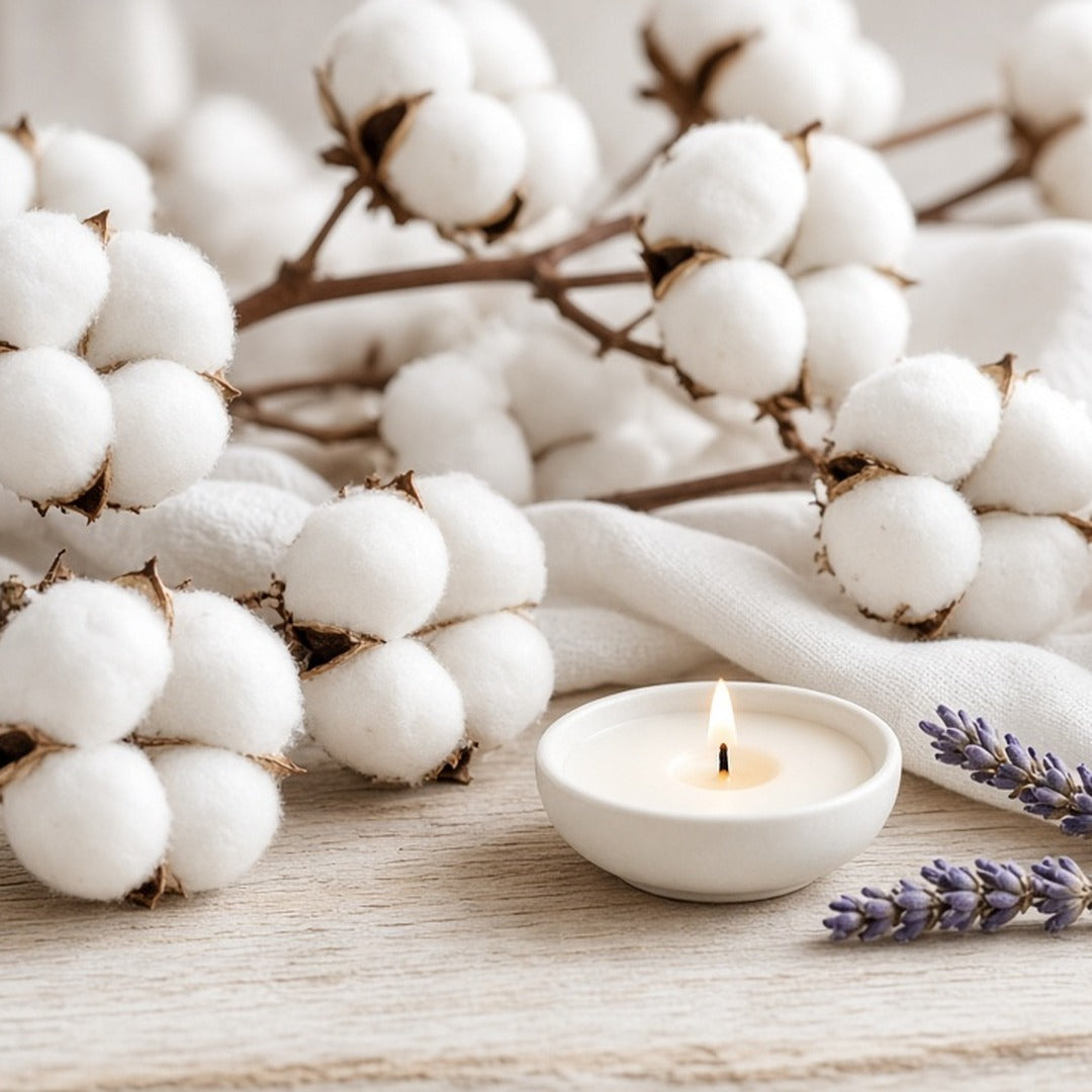 Clean Cotton duftolje 125 g - frisk duft av ren bomull og lin