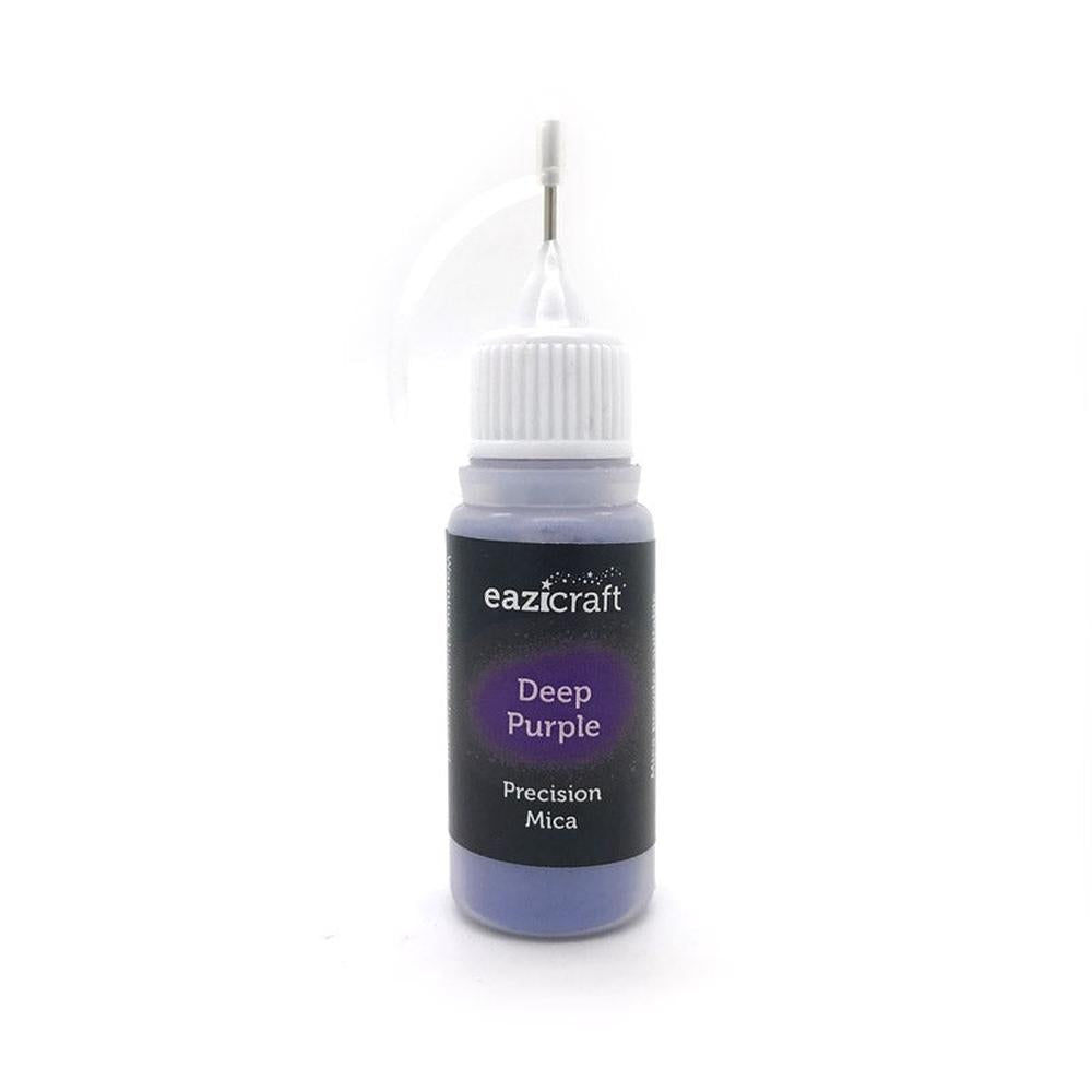 Eazicraft Precision Mica pulver i en liten flaske med spiss dyse, merket Deep Purple