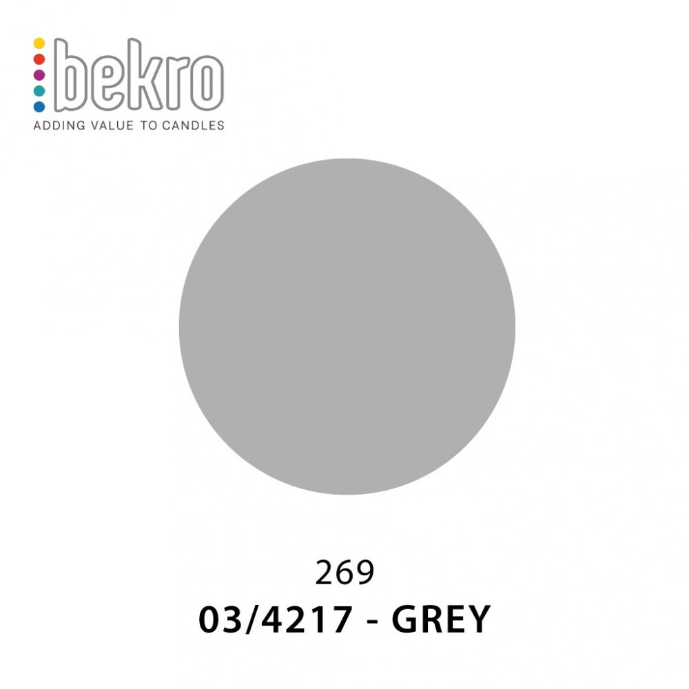 Bekro lysfarge pigment i grå nyanse, vist som en sirkel med fargekode 03/4217.