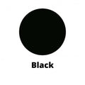 Svart fargepigment til lysstøping, vist som en solid svart sirkel med teksten "Black" under