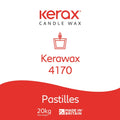 Kerawax 4170 rapsvoks i pastiller, 20 kg, med rød logo og "Made in Britain" merke