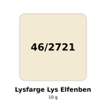 Illustrasjon av omtrentlig farge for Bekro lysfarge 46/2721 Lys Elfenben, 10 g