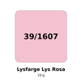 Illustrasjon av omtrentlig farge for Bekro lysfarge 39/1607 Lys Rosa, 10 g