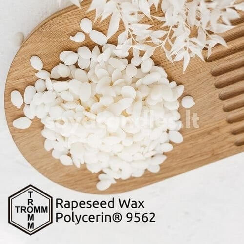 POLYCERIN® 9562 – Rapsvoks for søylelys (1 kg) - VoksOgVeker.no