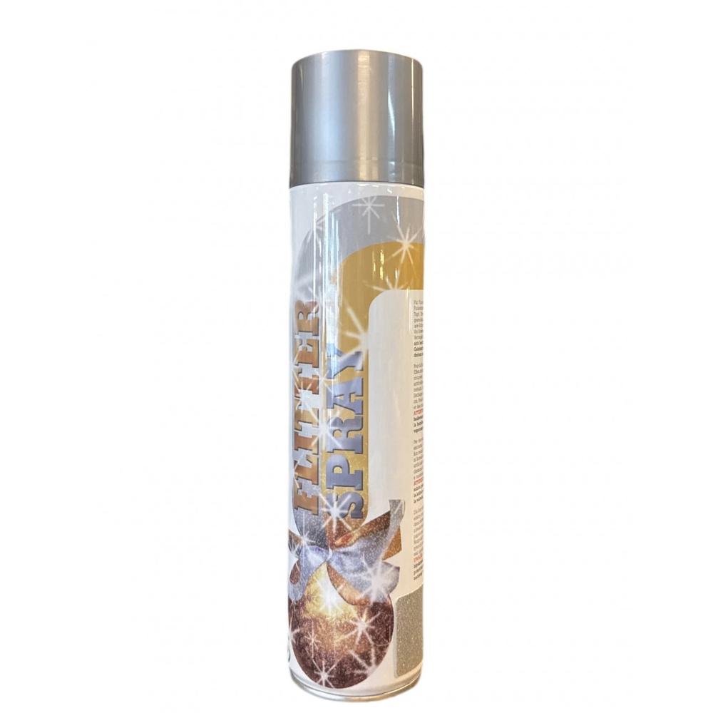 Sølv glitterspray – 400 ml - VoksOgVeker.no